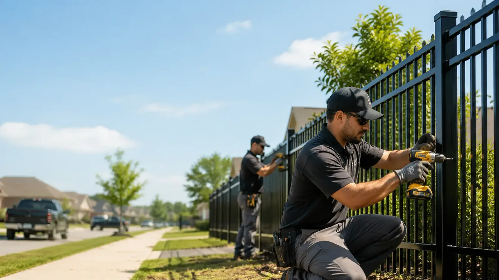 Metal Fence Installation in Watts, OK